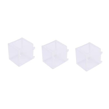 FOMIYES 3pcs Aquarium Fish Tank Breeding Box Fish Net for Isolation Net Box with Suction Cups