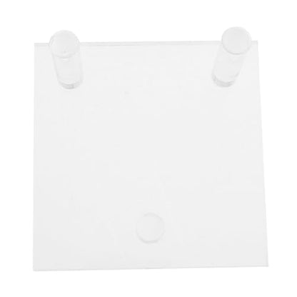 PRETYZOOM Crystal Display Stand Acrylic Rack for Mineral and Crystal Showcases Elegant Three-peg Design for Collectors and Home Decor