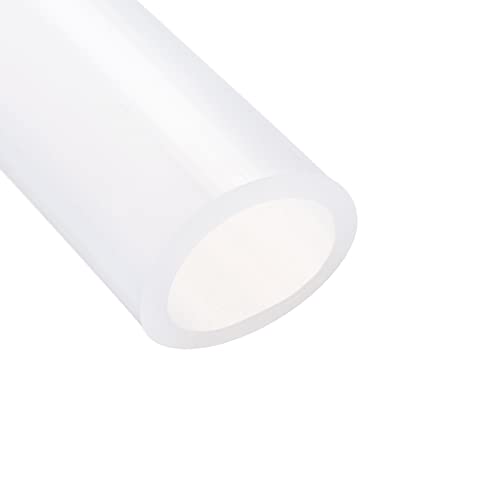 uxcell Pure Silicone Tubing 19mm ID,25mm OD OD Water Air Pump Pipe, 4Pcs 0.33 Ft Transparent Silicone Hose Tubing for Household, Industry, Drinking Water - size: 19mm x 25mm