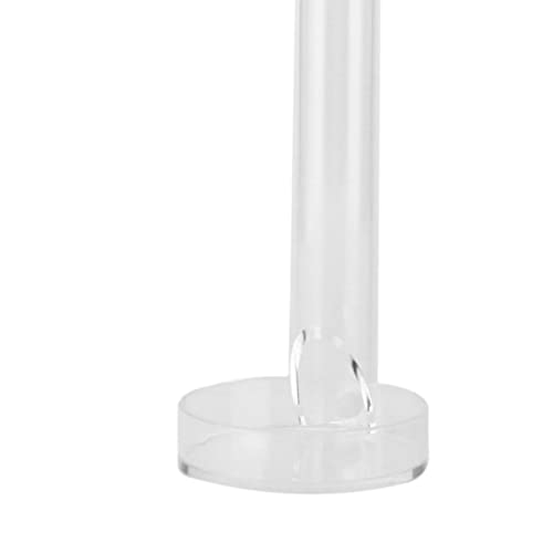 Pssopp Aquarium Fish Shrimp Feeder, Acrylic Clear Shrimp Feeding Tube Transparent Crystal Shrimp Feeding Tube and Dish Shrimp Feeder Tube Tray for Fish Aquarium