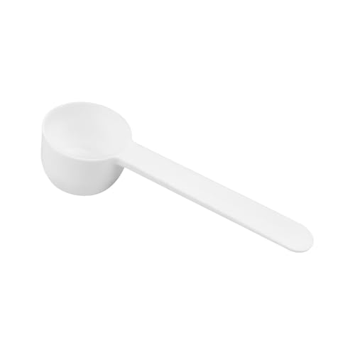 1 Teaspoon 5 mL Plastic Long Handle, Kitchen Tools Measure, Scoop for MeasuringProtein, Coffee, Pet Food, Spices, Grains, and Other Dry Goods (1Teaspoon, 5 mL)