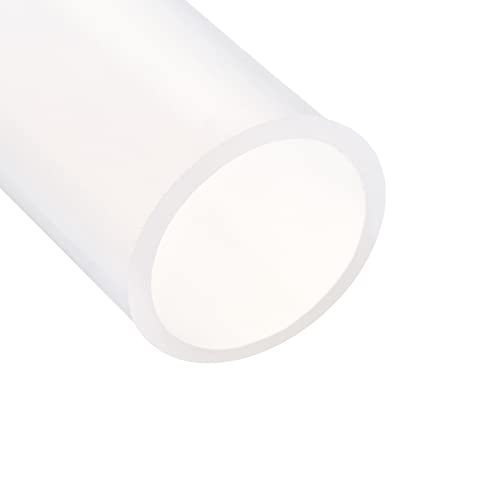 uxcell Pure Silicone Tubing 32mm ID,38mm OD Water Air Pump Pipe, 4Pcs 0.33 Ft Transparent Silicone Hose Tubing for Household, Industry, Drinking Water - size: 32mm x 38mm