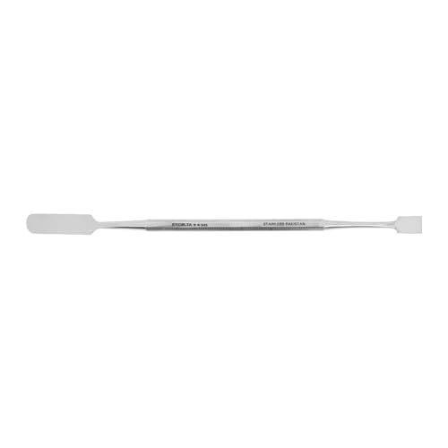 Excelta Double-Ended Spatula, Stainless Steel, Versatile Tool for Potting, Scraping, and Mixing Epoxy, 7 Inches, Intermediate