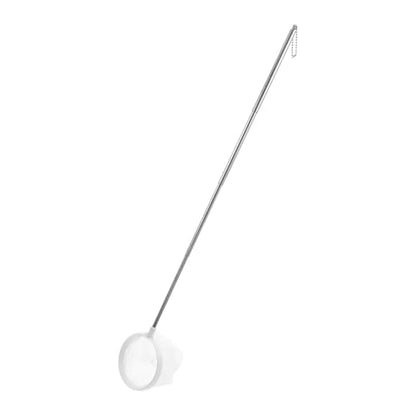 Kisangel Detachable Stainless Steel Fish Tank Net with Extendable Handle Fine Mesh for Gentle Catching and Versatile Utility for Aquariums and Fishing Activities