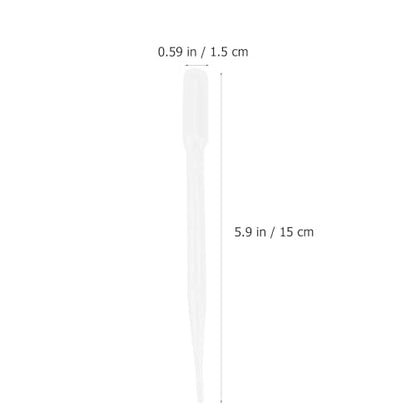 Toddmomy 10pcs Coral Syringe Tubes Brine Shrimp Feeders Long Plastic Feeding Pipettes 3ml Aquarium Supplies for Marine Fish and Coral Tank Pets