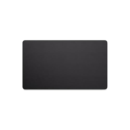 Leather Desk Pad Mat, Non-Slip Desk Blotter Pad - Desk Protector for Office, Home, Laptop, and Desktop - color: Black, size: 24" x 14"