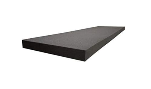 AKTRADING CO. 5" H X 24" W X 72" L CertiPUR-US Certified Rubber Foam Sheet Cushion (Seat Replacement, Upholstery Sheet, Foam Padding, Acoustic Foam Sheet) - size: 5" H X 24" W X 72" L