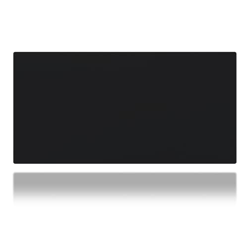 Gamer Boss - Gaming Mouse Pad - 60 x 30 Inches - 4mm Thick with Stitched Edges, Non-Slip Rubber Base, Premium Cloth Mousepad, Desk Mat for Laptop, Keyboard, Computer & PC (Giga, Black) - color: Black, size: 60" x 30"