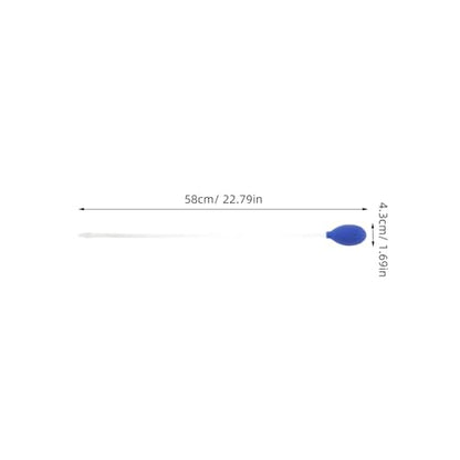 4pcs Coral Feeder Pipette: 23in Long Syringe for Aquarium Feeding - Fish Tank Cleaning Tool - Coral Reef Feeder - Waste Cleaner for Marine Fish and Aquatic Plants