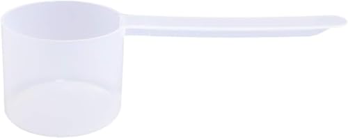48cc Long Handle Measuring Scoop (48mL) - Heavy-Duty Plastic Spoon for Powders, Protein, Coffee, and Baking, 1-Pack - size: 48 cc | 48 mL