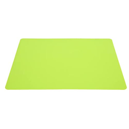 Dioche Versatile Silicone Craft Mat - Heat, NonSlip, Washable Silicone Sheet for DIY Projects, Resin Crafts, and Kitchen Use in Vibrant Pink - Large, Flexible Silicon Mat (Green)