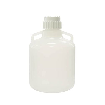 10L (2.5 Gallons) Round Carboys with Handles,Molded Graduations, Autoclavable PP Material, Heavy Duty Water Can, Lab, Home, Travel Liquid Storage, LVAA001 - style: 10L