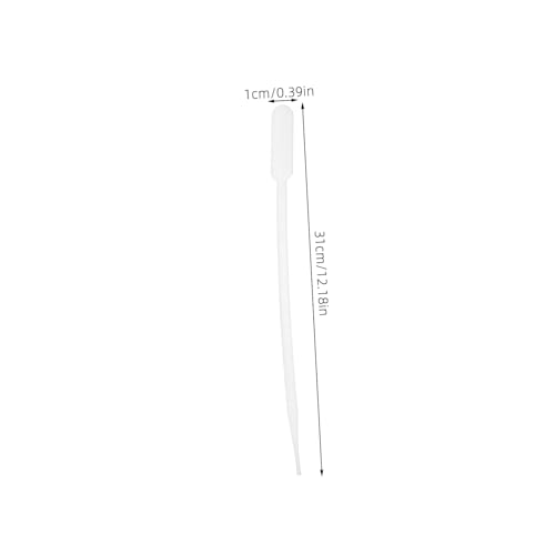 ABOOFAN 100pcs Water Droppers Portable Pipettes Droppers Plastic Pipettes for Liquid Accurate Suction for Aquariums Crafts