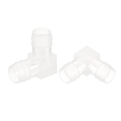 uxcell 5/8" 90 Degree Elbow Hose Barb, 4pcs L-Shaped Aquarium Air Valve Connector Tubing for Fish Tank Pond Air Line - size: 5/8"