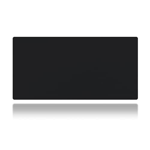 Gamer Boss - Gaming Mouse Pad - 32 x 17 Inches - 4mm Thick with Stitched Edges, Non-Slip Rubber Base, Premium Cloth Mousepad, Desk Mat for Laptop, Keyboard, Computer & PC (Ranger Plus, Black) - color: Black, size: 32" x 17"