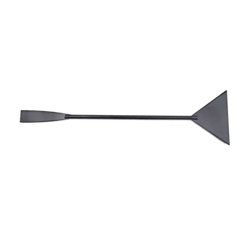Happyyami Aquarium Plant Shovel Flat Sand Shovel for Aquarium Gravel Cleaning Black