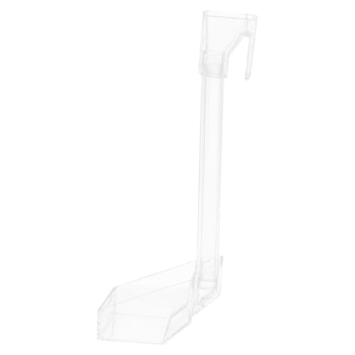Toyvian Aquarium Fish Feeder Tube with Shrimp Feeding Dish, 28cm Feeder Pipe for Betta Fish and Aquarium Shrimp Feeding