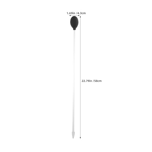 4pcs 23" 3-in-1 Aquarium Coral Feeder Long Pipette Syringe for Marine Reef Feeding Fish Tank Water Changer Aquatic Plant Cleaner Multi-Functional Dropper Tool