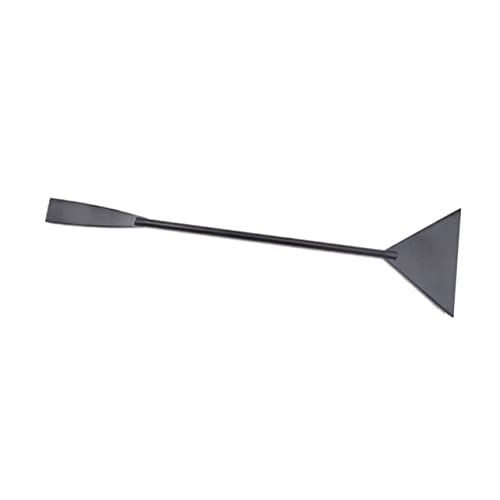 Mikikit Aquarium Plant Shovel Short Stainless Steel Shovel for Grass Waterweed Aquatic Maintenance Cleaning Tool