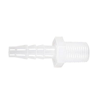 Plastic Hose Barb Fitting, 3/8" Barb X 1/8 NPT Male Thread Adapter Connector Pipe Fittings for Fuel Gas Liquid Air (Pack of 5) - size: 3/8" Barb X 1/8 NPT Male Thread
