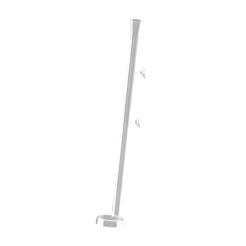 Aquarium Feeder Tube Glass Feeding Tube with Round Feeding Tray Multiuse Shrimp Feeder for Home Use, 45cm