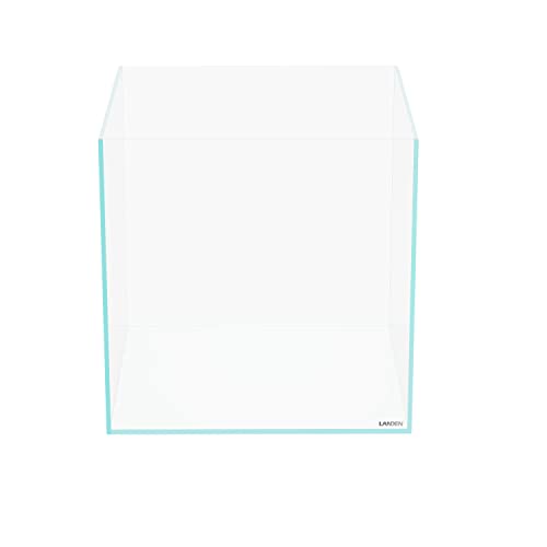 36C 11.5 Gallon Cube Rimless Low Iron Aquarium Tank,W14.2×D14.2×H14.2 in(36x36x36cm) 5mm Thickness with Nano Foam Leveling Mat Included - size: 11.5Gal W14.2×D14.2×H14.2 in(36x36x36cm)