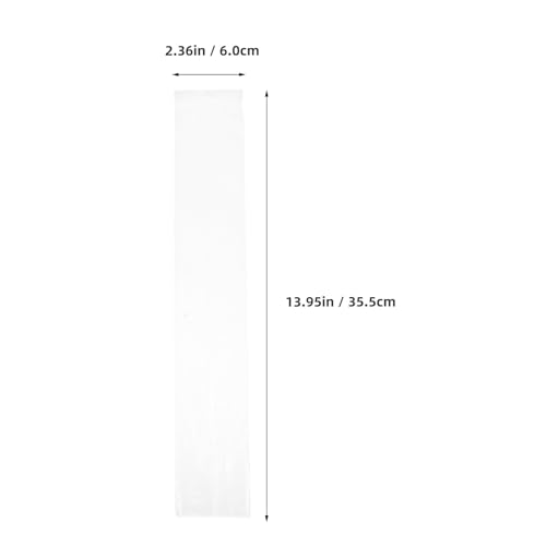 Cabilock 50pcs Aquarium Shipping Bags for Live Fish Transport, Thickened Leak-proof Plastic Fish Packing Pouches 6x34cm Flat Open Containers for Betta and Guppy