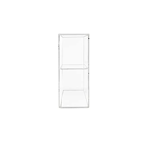 TrippNT 50830 Clear Acrylic Double Side Loading Glove Box Holder, 10" Width x 10" Height x 4" Depth - size: Double, style: Hardware Mount