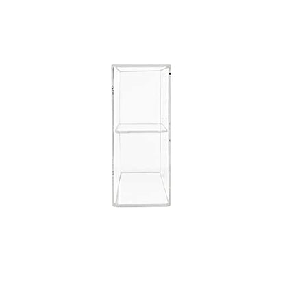 TrippNT 50830 Clear Acrylic Double Side Loading Glove Box Holder, 10" Width x 10" Height x 4" Depth - size: Double, style: Hardware Mount