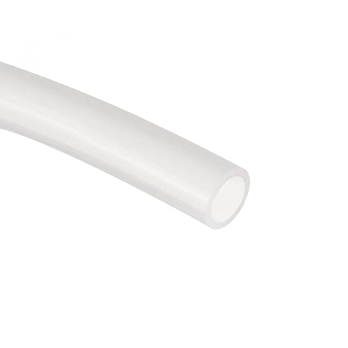 uxcell Silicone Tube 15mm ID X 20mm OD 3.3' Flexible Silicone Rubber Tubing Water Air Hose Pipe Translucent for Pump Transfer
