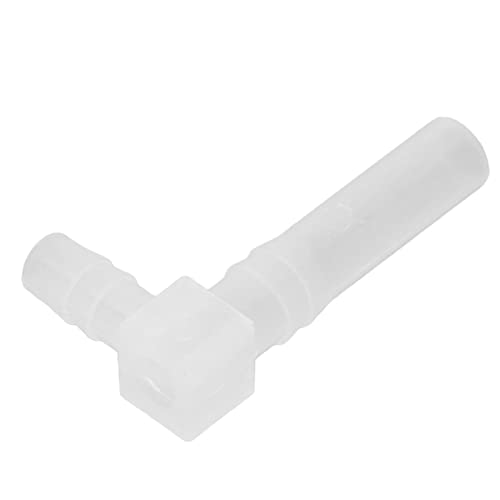 Fafeicy Plastic Hose Joint Elbow Barb Fitting 90 Degree, PP Tube Connector Reducing 10Pcs for Hose Connection, Quick Install for Laboratory Aquarium Food Beverage Use