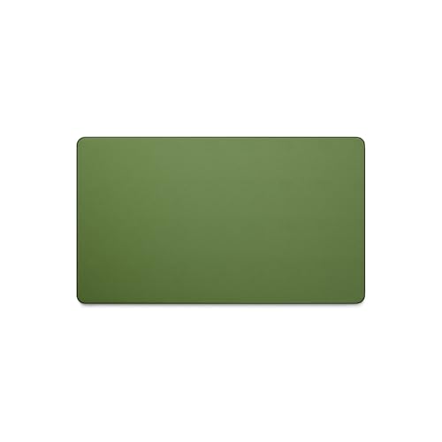 Leather Desk Pad Mat, Non-Slip Desk Blotter Pad - Desk Protector for Office, Home, Laptop, and Desktop - color: Forest Green, size: 24" x 14"