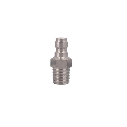 1pcs 8MM 1/8NPT Stainless Steel Male Quick Coupler Air Tank Soft Connector Pneumatic Accesories for Diving Compressor Aquarium(1 PC)