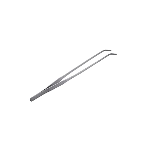 Aquarium Fish Tank Tweezers Aquatic Plant Tweezers Aquarium Clean Stainless Steel Tool Water Grass Curved Clip