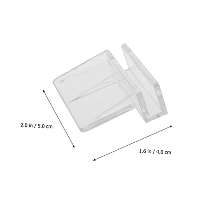 Ipetboom 30pcs Acrylic Fish Tank Cover Support Bracket for Tanks Practical Aquarium Rack for Secure Lid Holding and Pet Safety