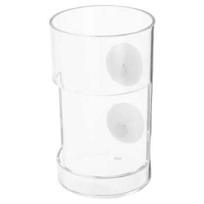 Toyvian Aquarium Feeding Ring and Fish Tank Suction Cups Sinking Fish Feeder Tube with Anti-Scattering Design Round Feeding Tool and Shrimp Supplies