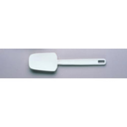 Rubbermaid Commercial Products Cold Temperature Spoon Spatula, Dishwasher Safe, 16.5 Inch, White, Clean-Rest Design, for Resturant/Home Cooking/Baking - size: 16.5 Inch, style: Spoon Spatula