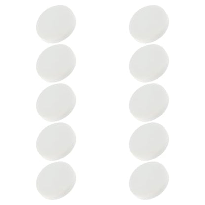 10pcs Fish Tank Coral Base Terrarium Cave Sand Stand Coral Breeding Bases Gasket Large Fish Tank Ornaments Gel Pad Coralline Serving Tray Round Conch Siphon Ceramics