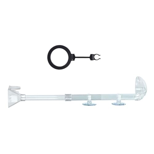 Feeder Acrylic Shrimp Feeders Tube Dish Set Highly Transparents Acrylic Aquariums Feeders for Home Aquariums - size: 245-410mm