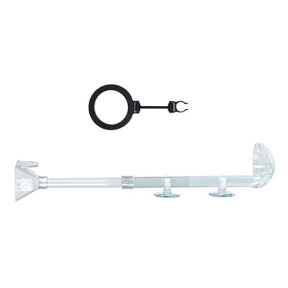 Feeder Acrylic Shrimp Feeders Tube Dish Set Highly Transparents Acrylic Aquariums Feeders for Home Aquariums - size: 245-410mm