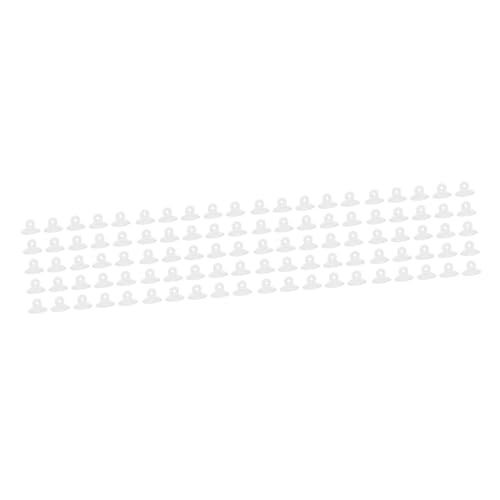 DOITOOL 100pcs Aquarium Cups for Airline Tubing Sturdy Holders for Fish Tank Tubing for Installation - color: Transparentx4pcs, size: 3X3X2CMx4pcs