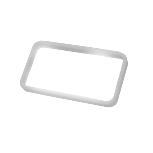 Fish Feeding Portals for Betta & Aquariums | Floating Food Rings & Breathing Windows (Rectangle) (Clear, Medium) - color: Clear, size: Medium