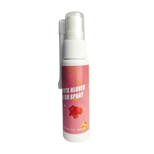 Glove Deodorizers Sports Cleaner Freshener Spray | Odor Eliminating Spray for Boxing Gloves, Gym Bags, Football Pads, Shoes, Clothes, Work Boot, Helmet, Athletic Gear - color: Peach flavor