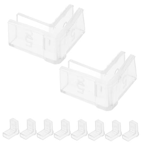 Happyyami 10pcs Indoor Corner Guards Transparent Protective Edges for Aquariums Furniture Appliances Durable Versatile Bumpers for Safety and Damage Prevention