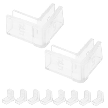 Happyyami 10pcs Indoor Corner Guards Transparent Protective Edges for Aquariums Furniture Appliances Durable Versatile Bumpers for Safety and Damage Prevention