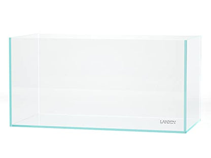 90P 44 Gallon Rimless Low Iron Aquarium Tank, W35.4 x D17.7 × H17.7in (90cm x 45cm x 45cm) 10mm Thickness with Black Nano Foam Leveling mat Included - size: 44Gal W35.4×D17.7×H17.7 in(90x45x45cm)