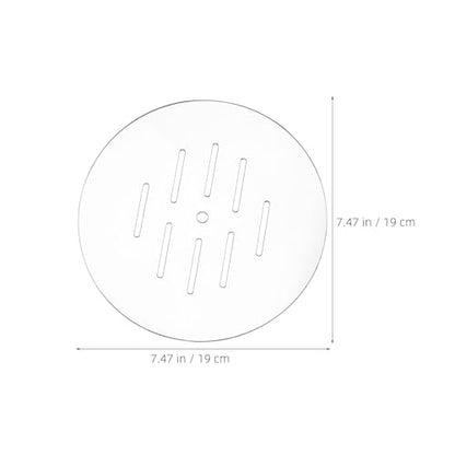 2pcs Acrylic Aquarium Lid: Round Fish Tank Anti-Jumping Cover with Hole, Transparent Plate for Preventing Fish Reptile Turtles Jumping Out Aquarium