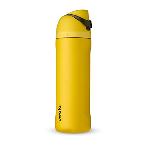 Owala Harry Potter FreeSip Stainless Steel Water Bottle 24 oz Hufflepuff - color: Hufflepuff, size: 24 Ounces
