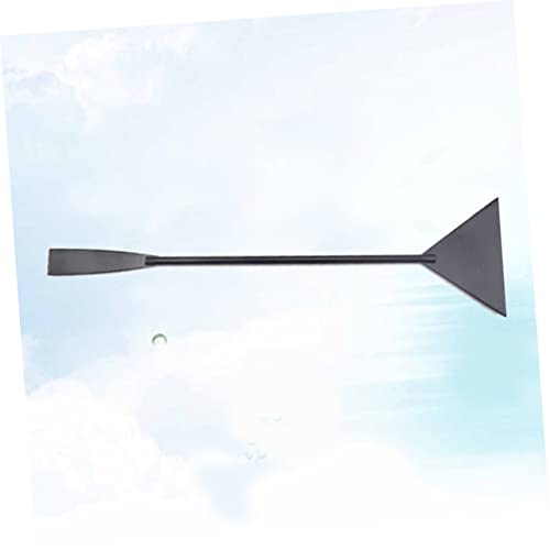 Mikikit Aquarium Plant Shovel Short Stainless Steel Shovel for Grass Waterweed Aquatic Maintenance Cleaning Tool