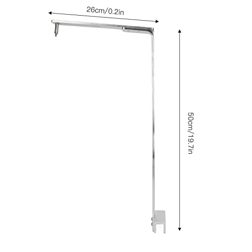 Adjustable Aluminum Alloy Aquarium Light with Mount, Fish Tank Drop Lamp Arm for Installing Fixtures and Fixing Lamps on Aquatic Breeding Containers